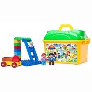 Learning Planet 123 pcs Lego Duplo Compatible Building Blocks