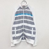 古著PUMA運動外套/球衣，白色，L碼
