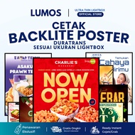 CUSTOM POSTER BACKLITE DURA TRANS PRINT PRINT PRINT DURATRANS LIGHT BOX SLIM THIN A1 A2 A3 A4 LED LI