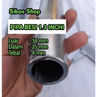 Iron Pipe Od 34mm Id 26mm Thickness 4mm Length 20cm to 120cm