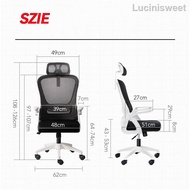 [LOCAL STOCKS]Computer Chair Home Lift Office Chair Mesh Backrest Ergonomic Chair