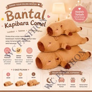 【50-70-90cm】Capybara Plush Pillow Cute Soft Long Bolster Cushion Big Bantal Peluk Capybara Plushie