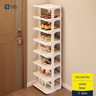 Odor Free Multi Tier Shoes Rack Stackable Vertical Shoe Cabinet DIY Standing Organizer Shelf 多层鞋架