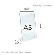 Acrylic A5 BENING Size 15cm x 21cm