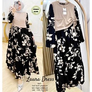 Gratis ongkir Baju Gamis Wanita LAURA DRESS  AThAYA