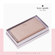 Kate Spade Shimmy Glitter Large Continental Wallet (+gift box)【new with defect】