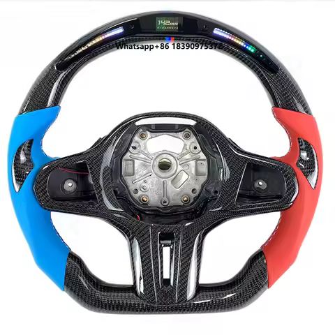 LED Display Forged Carbon Fiber Steering Wheel forG01 G10 G11G20 G21 G30 G32 G80 G81 M340i M550i XDr
