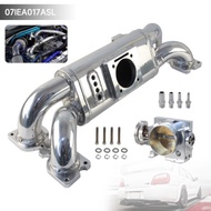 Billet Aluminum Air Intake Manifold + 70mm Throttle Body Kit For Subaru Impreza WRX STi EJ20 EJ25 01