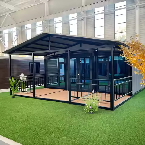 Prefabricated Home Container Expandable House 1 2 3 Bedrooms 20ft 30ft 40ft Security Luxury Prefab V