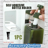 1PC Stainless Steel 304 Self Adhesive Bathroom Kitchen Bottle Holder Hook Shampoo Bottle Holder Hook