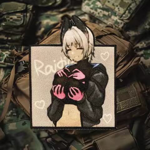 Arknights Patch Anime Military Morale Badge Print Hook and Loop Backpack Clothing Decorative Accesso