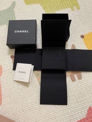 專櫃 正品 新款 Chanel 香奈兒 耳環盒 防塵袋 紙盒 空盒 禮物盒 盒子 專櫃 防塵套 絨布套 真品