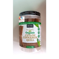 MH Food Organic True Ceylon Cinnamon Quill (Organik Kayu Manis Ceylon) ±70g📣