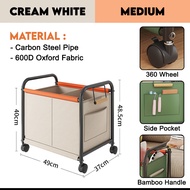 [1PC] Borong365 Large Capacity Trolley Toys Storage Cart Movable Trolley Wheel Toys Utility Cart Tro