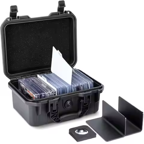 Toploader Storage Box Hard Case for 100+ 3"x 4" 35pt Top Loaders or 20+ Magnetic Card Holders Tradin