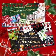 FSI Christmas Coated Gift Wrapper 25 pieces 25” x 19” premium quality