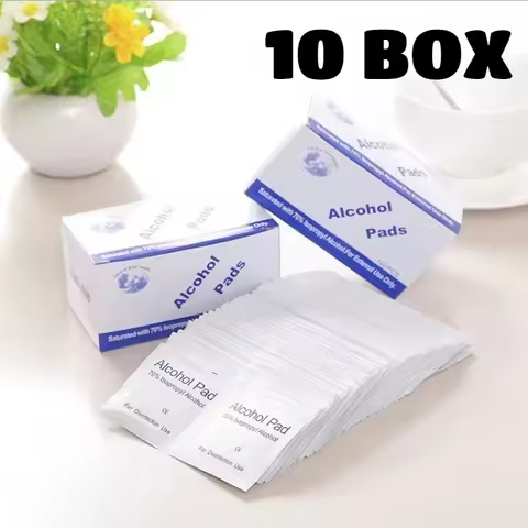 Alcohol Cotton Pads Portable Individually Packaged 75%Disposable Alcohol Disinfection Cotton Pad for