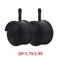 2PCS 20x1.75/1.95 Inch Electric Bicycle Inner Tube 20*1.75 Inch MTB Camera 20 Inch Bike Black Rubbe