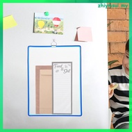 Hanging File Folder Clear File Bag Multi-Function File Organizer Bag Home Office Wall Hanging File B