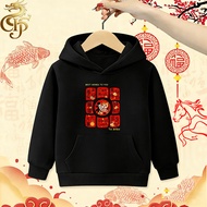 Kaos 2026 CNY New Year Horse Cotton HOODIE Unisex 120cm-150cm M-3XL 09