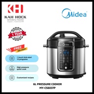 MIDEA MY-CS6037P 6L INNERCHEF PRESSURE COOKER - 1 YEAR WARRANTY