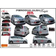 Perodua Alza 2010-2013 FRP Bodykit with Metallic Colour