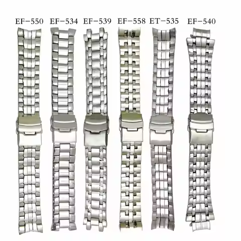 Special Interface Modified Watchband Fit CASIO EF-527/534/535/539/540/546/550/558/563 Watch Strap So