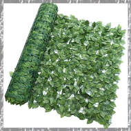 (YTMG) 4X Artificial Plant Fence Green Leaf Fence Panels Privacy Fence Screen for Home Garden Yard D