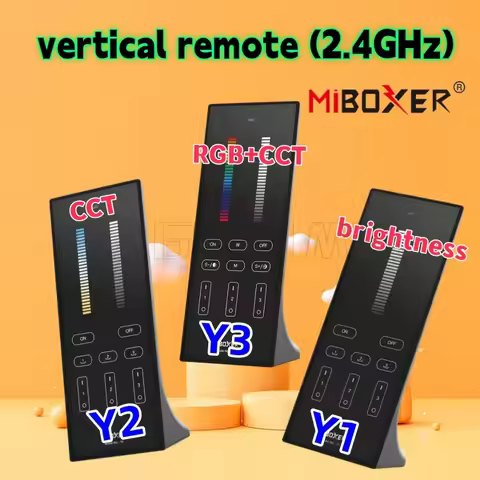 NEW Miboxer Y1 Y2 Y3 Brightness Vertical Remote Control 2.4GHzColor Temperaturen Dimmer for CCT RGB+
