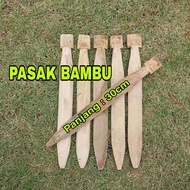 Pasak Tenda Pramuka Camping Padak Bahan Bambu Panjang 30cm