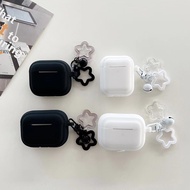 Star Pendant Suitable for airpods pro Shock-resistant Protective Case airpod1/2 Earphone Case airpod3 Conjoined Earphone Case airpod pro3 Protective Case