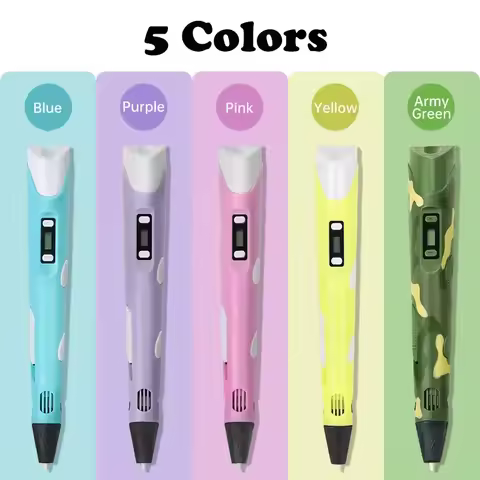 3D Printing Pen, High Temperature 3D Pen, DIY Drawing Pen Gift for Kids Students