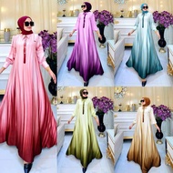 BISA COD || ALISHA MUSLIM FASHION QISYA SERIES BY SYAFEERA  DRESS GAMIS TERBARU