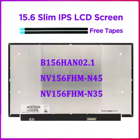 NT156FHM-N61 B156HAN02.1 B156HAN02.2 N156HCA-EAB NV156FHM-N48 Replacement Display Panel 15.6 Inch La