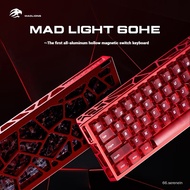 FGG MAD light 60HE all aluminum CNC hollow shell RT0.01 gaming wired magnetic axis keyboard