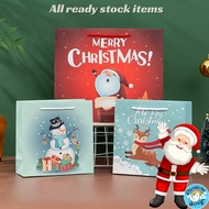 【Ready Stock】Premium Quality Paper Bag Christmas Gift Bag Goodie Bag Paper Bags for Gift 圣诞节礼物/喜庆/祝福礼袋/礼品袋