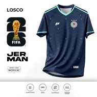 [ GERMANY AWAY JERSEY ] Premium Dryfit Jersey Unisex GERMANY Jersey/ - LOSCO
