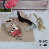 Glass heel sandals j&wWanita JB-202
