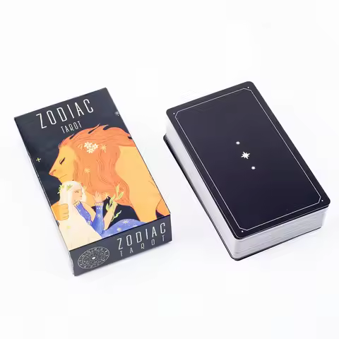 10.3x6cm Zodiac Tarot Cards for Fortune Telling And Divination Party Game Board Game Pack of 52 Uniq