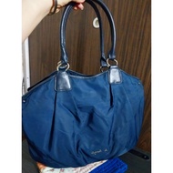 Genuine agnes b.VOYAGE genuine leather shoulder tote bag 42x28x13