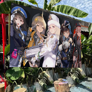 Nikke The Goddess of Victory Mechanical Retro Flags Multiple Choice Living Studio Booth Interior Dec