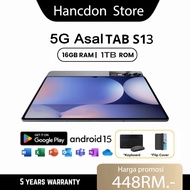 2026 Galaxy S13 5G Android Tablet PC 12.5Inches [16GB RAM+1TB ROM] 15000mAh Large Battery Dual Card 