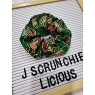 Scrunchie  : New SIA Batik Green S/M/2XL