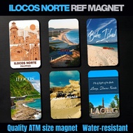 ILOCOS NORTE Ref Magnet | Travel Souvenir ATM Size | Waterproof, Scratch Proof, & Durable