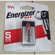 ENERGIZER MAX 9V BATTERY / BATTERI ENERGIZER MAX 9V 1PCS