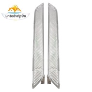 [untedvrip9n]2Pcs Euro Clear Lens Front Bumper Side Marker Reflector Lamps for     E71 X6 E70 X5M 20