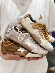 Golden Goose True-Star 25周年限定款復古時尚做舊牛皮薄底鞋小髒鞋休閒鞋GGDB