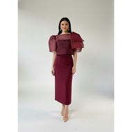 MIKHA SET | GRADUATION DRESS OATH TAKING MARIA CLARA FILIPINIANA CIVIL WEDDING RECEPTION WEDDING DRE