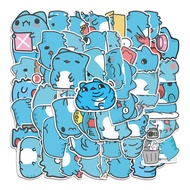50 Pcs Cute Waterproof BUGCAT CAPOO CARTOON Stickers For Notebook Bike Skateboard Mobile Phone Decor