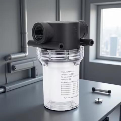 Small 050 negative pressure pipeline vacuum filter ZFC100/200-04B/06B/08B/10 filter element PFA150